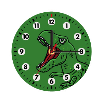 Dyno roar!!!, Wooden wall clock (20cm)