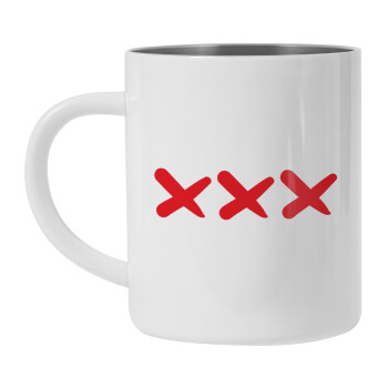 XXX, Mug Stainless steel double wall 450ml