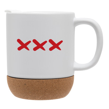 XXX, Ceramic coffee mug Cork (MAT), 330ml (1pcs)