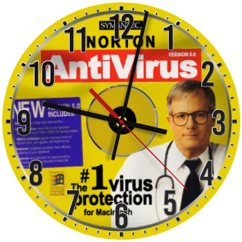 Norton antivirus, Ρολόι τοίχου ξύλινο (30cm)