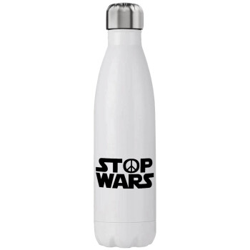STOP WARS, Stainless steel, double-walled, 750ml