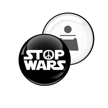 STOP WARS, Μαγνητάκι και ανοιχτήρι μπύρας στρογγυλό διάστασης 5,9cm