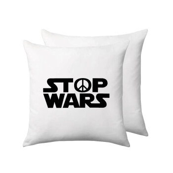 STOP WARS, Sofa cushion 40x40cm includes filling