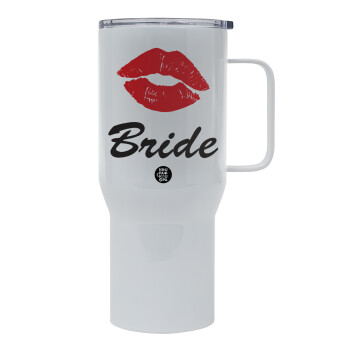 Bride kiss, Mega Stainless steel Tumbler with lid, double wall 750L