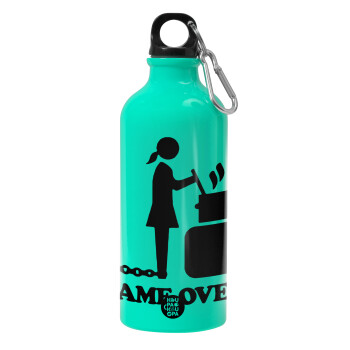 Woman Game Over, Water bottle 600ml