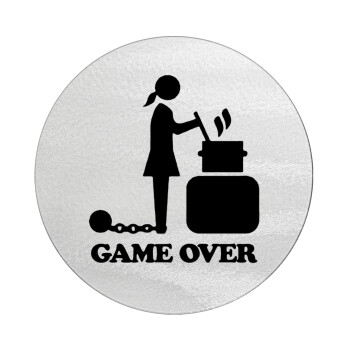 Woman Game Over, Επιφάνεια κοπής γυάλινη στρογγυλή (30cm)