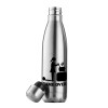 Inox (Stainless steel) double-walled metal mug, 500ml