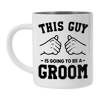 This Guy is going to be a GROOM, Mug Stainless steel double wall 450ml