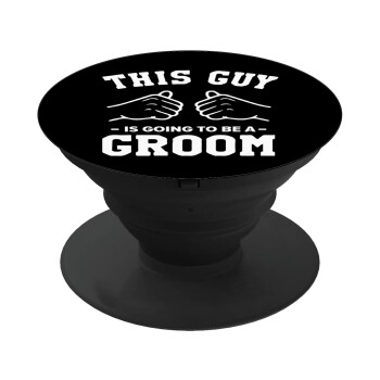 This Guy is going to be a GROOM, Phone Holders Stand  Black Hand-held Mobile Phone Holder