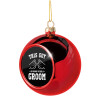 Christmas tree ball Red 8cm