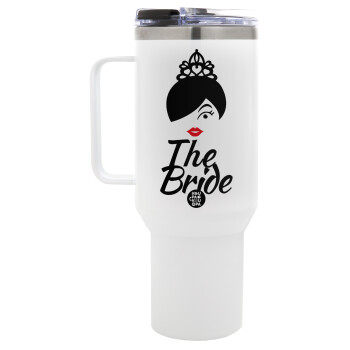 The Bride red kiss, Mega Tumbler με καπάκι, διπλού τοιχώματος (θερμό) 1,2L