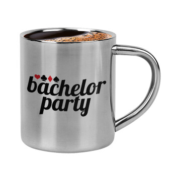 Bachelor party, Double-wall metal cup for espresso (220ml)