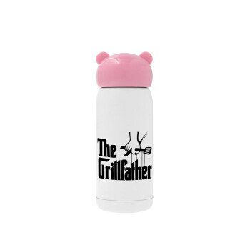 The Grillfather, Pink stainless steel thermal flask, 320ml