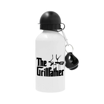 The Grillfather, Μεταλλικό παγούρι νερού, Λευκό, αλουμινίου 500ml