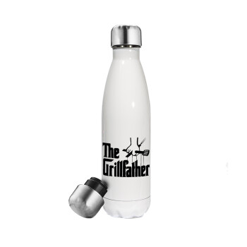 The Grillfather, Metal mug thermos White (Stainless steel), double wall, 500ml