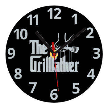 The Grillfather, Ρολόι τοίχου γυάλινο (20cm)