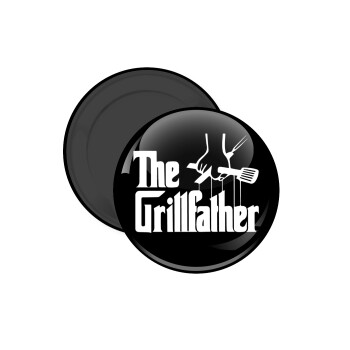 The Grillfather, Μαγνητάκι ψυγείου στρογγυλό διάστασης 5cm