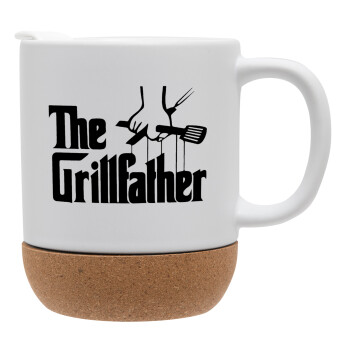 The Grillfather, Κούπα, κεραμική με βάση φελού και καπάκι (ΜΑΤ), 330ml (1 τεμάχιο)