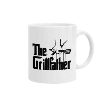The Grillfather, Ceramic coffee mug, 330ml (1pcs)