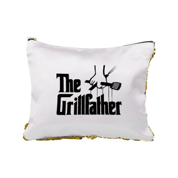 The Grillfather, Τσαντάκι νεσεσέρ με πούλιες (Sequin) Χρυσό