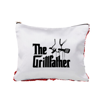 The Grillfather, Red sequin cosmetic bag