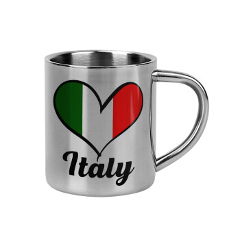 Italy flag, Mug Stainless steel double wall 300ml