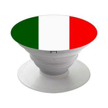 Italy flag, Phone Holders Stand  White Hand-held Mobile Phone Holder