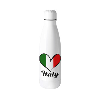 Italy flag, Μεταλλικό παγούρι θερμός (Stainless steel), 500ml