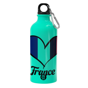 France flag, Water bottle 600ml