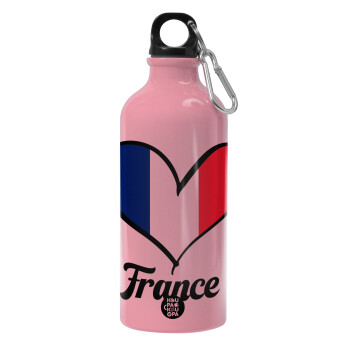 France flag, Water bottle 600ml