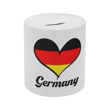 Germany flag, Κουμπαράς πορσελάνης με τάπα