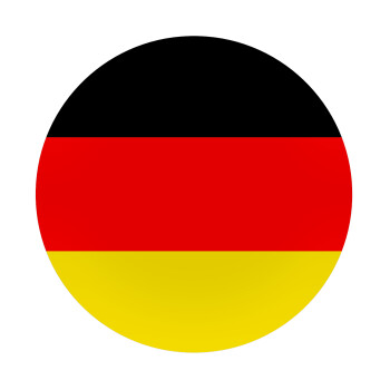 Germany flag, Mousepad Round 20cm