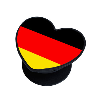 Germany flag, Phone Holders Stand  καρδιά Μαύρο Βάση Στήριξης Κινητού στο Χέρι