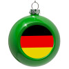 Green Christmas tree ornament bauble 8cm