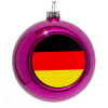 Purple Christmas tree ornament bauble 8cm