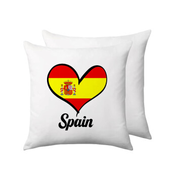 Spain flag, Sofa cushion 40x40cm includes filling