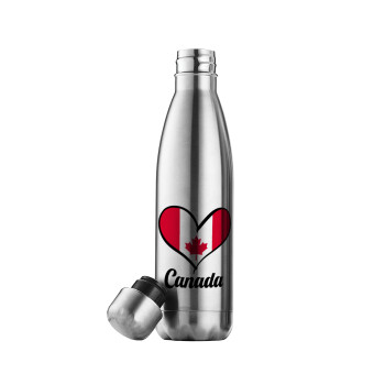 Canada flag, Inox (Stainless steel) double-walled metal mug, 500ml