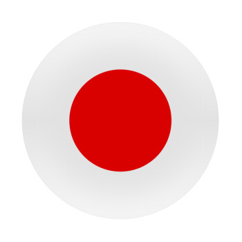Japan flag, Mousepad Round 20cm