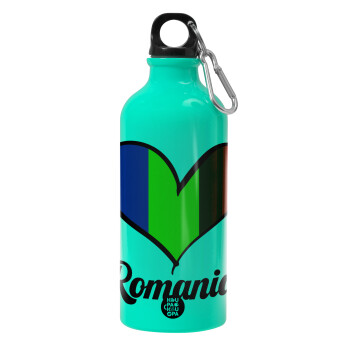 Romania flag, Water bottle 600ml