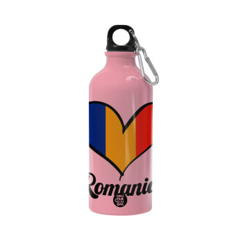 Romania flag, Water bottle 600ml