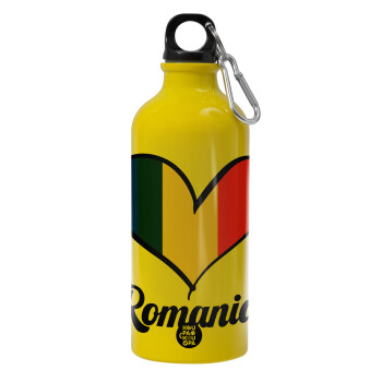 Romania flag, Water bottle 600ml