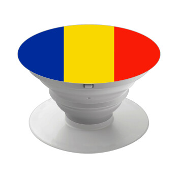 Romania flag, Phone Holders Stand  Λευκό Βάση Στήριξης Κινητού στο Χέρι