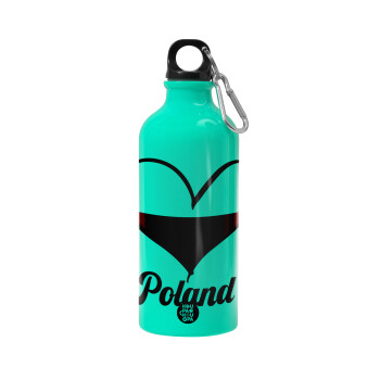 Poland flag, Water bottle 600ml