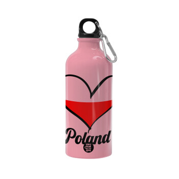 Poland flag, Water bottle 600ml