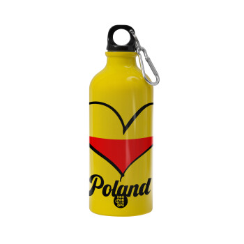 Poland flag, Water bottle 600ml