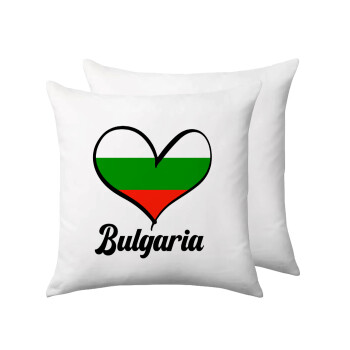 Bulgaria flag, Sofa cushion 40x40cm includes filling