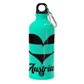 Austria flag, Water bottle 600ml