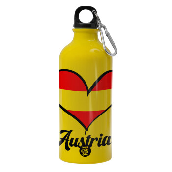 Austria flag, Water bottle 600ml