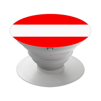 Austria flag, Phone Holders Stand  White Hand-held Mobile Phone Holder