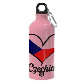 Czechia flag, Water bottle 600ml